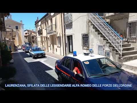 immagine di anteprima del video: Video sfilata leggendarie Alfa Romeo delle forze dell'ordine...