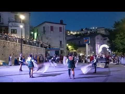 immagine di anteprima del video: Video spettacolo sbandieratori al Palio Carmelitano 2025...